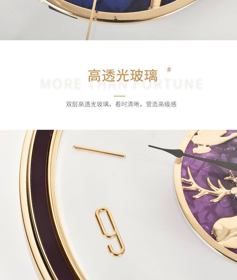 Таймер 北欧式钟表挂钟客厅家用时尚时钟现代轻奢挂表创意个性简约石英钟