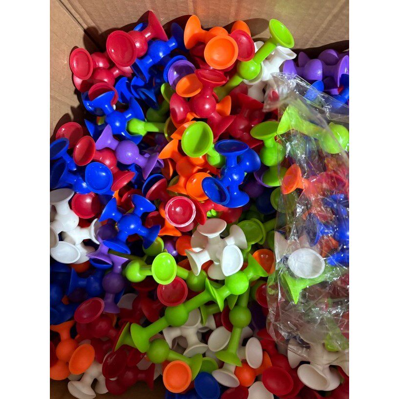 软胶吸吸乐积木科学玩具礼物