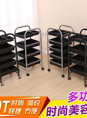 复古美发车发廊手推车杠车特价包邮美容小推车理发店烫染工具车