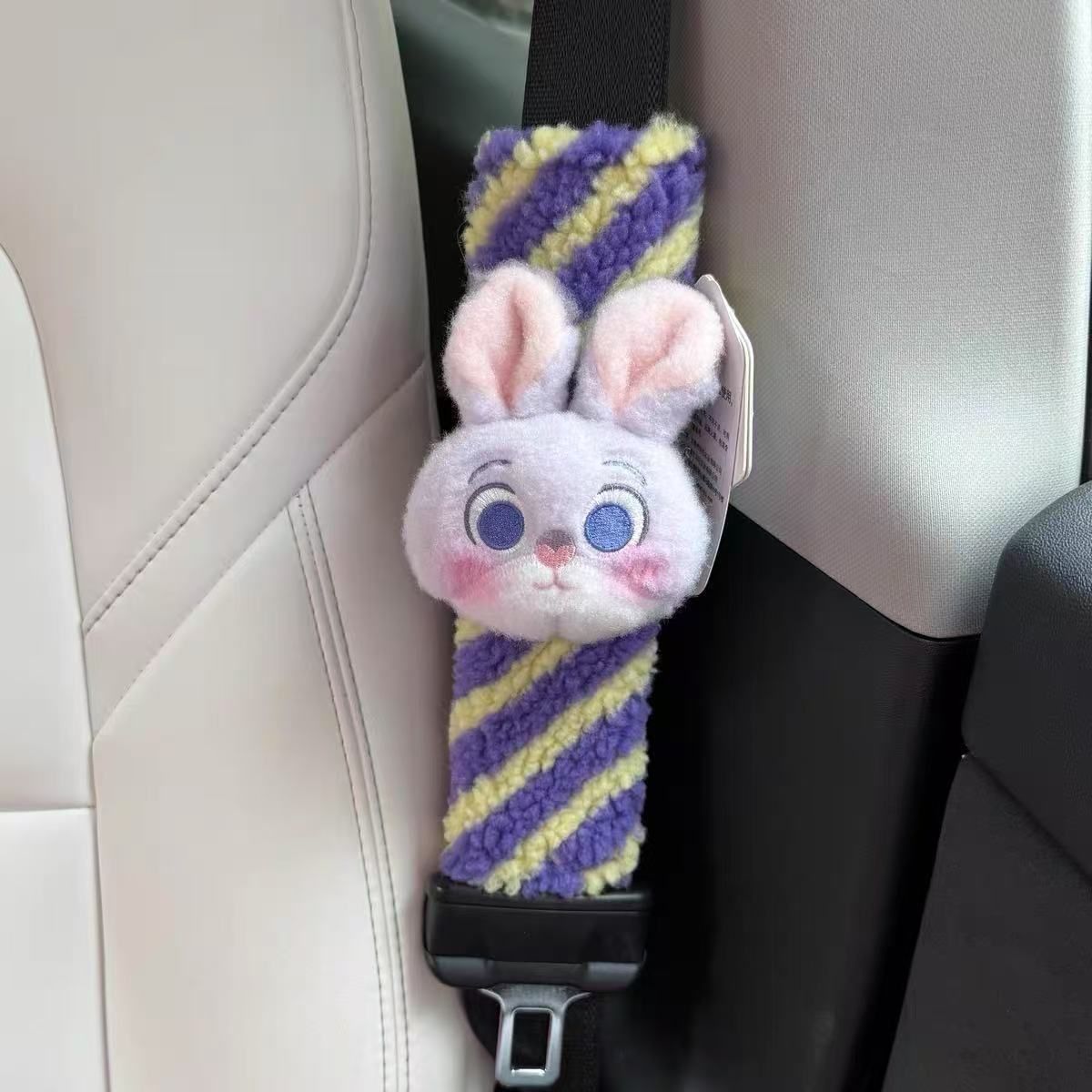 疯狂动物城朱迪尼克汽车安全带护肩车载卡通保险带可爱用品公仔