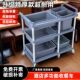 酒店餐厅上菜推车多功能加厚收餐车三层移动收碗车饭店上菜商用