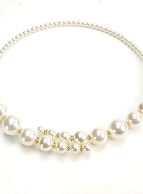 铜合金仿珍珠项链 【容儿专属】气质法式复古简约项链