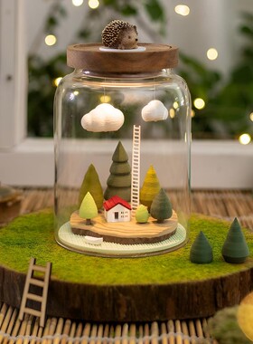 阿楹 创意可爱高颜值小夜灯 客厅玄关柜桌面装饰品摆件女生日礼物