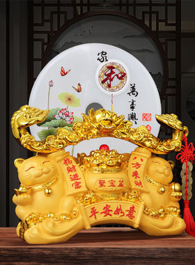财财爷摆件沙金财神到招财摆件店铺招财客厅酒柜玄关办公室乔迁装