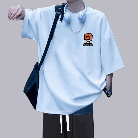 夏天青少年运动套装学生夏季新款短袖男装2025潮流帅气两件套全套