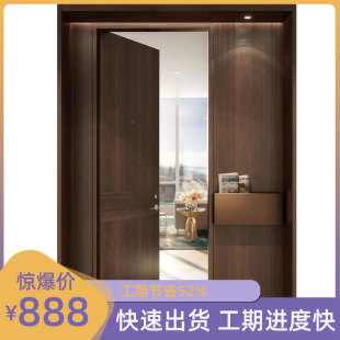现代简约卧室门室内门房间门免漆门实木复合木门厂家 碳晶木门