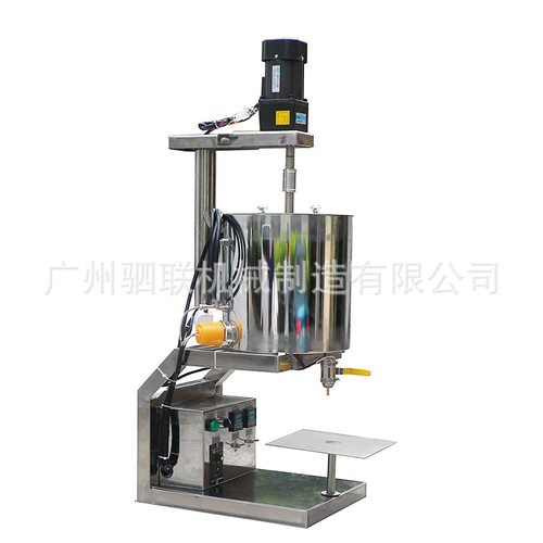 半自动加热搅拌唇彩加热锅化妆品口红生产设备制造灌装机机械