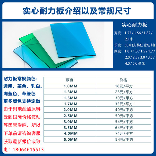 pc阳光板耐力板透明5mm加厚雨棚聚碳酸酯蜂窝阳光房遮阳棚隔热板