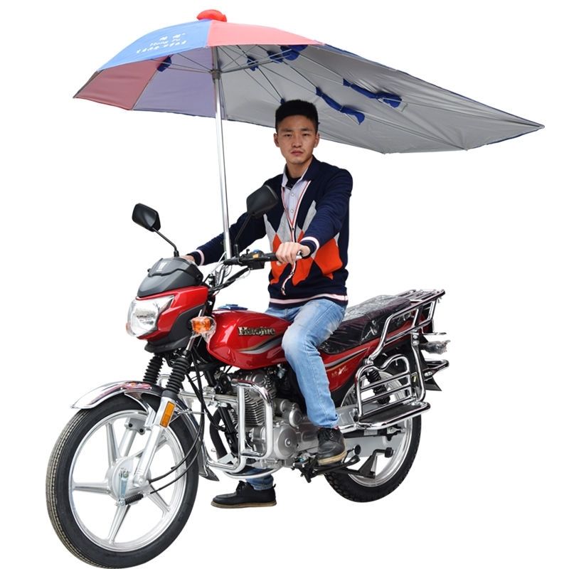 摩托车雨伞加大加厚加固摩托车雨伞雨棚遮雨防晒男式超大电动车快
