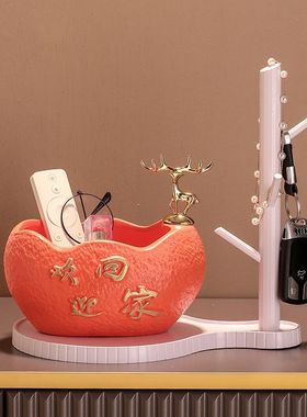 现代入户口鞋柜玄关摆件钥匙收纳家居客厅桌面装饰品乔迁新居礼品