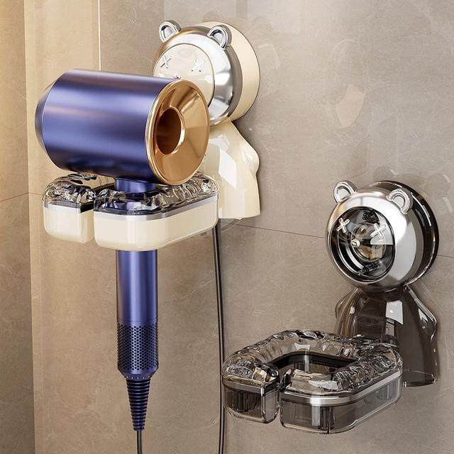 吹风机置物架免打孔卫生间电吹风浴室风筒支架壁挂式收纳架子挂架,家庭/个人清洁工具,吹风机置物架,淘宝优惠券,粉丝福利购,淘宝优惠卷