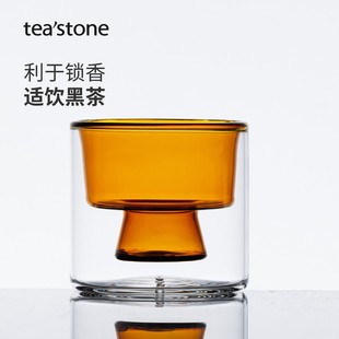 teastone琉璃盏茶杯围炉煮茶男女主人专用杯玻璃隔热上古逻辑茶杯