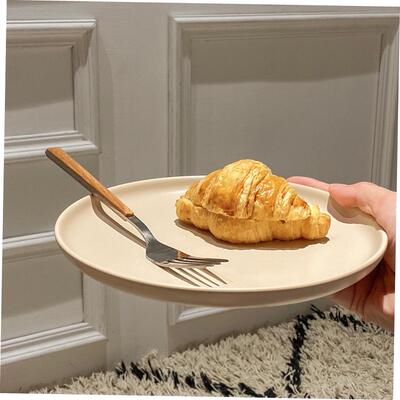 Ceramic dinner plate Round pizza plate Breakfast salad plate