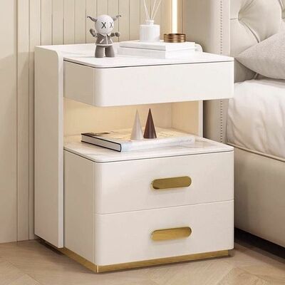 轻奢实木智能床头柜-Multifunctional松木系列-E0级安全环保-免安