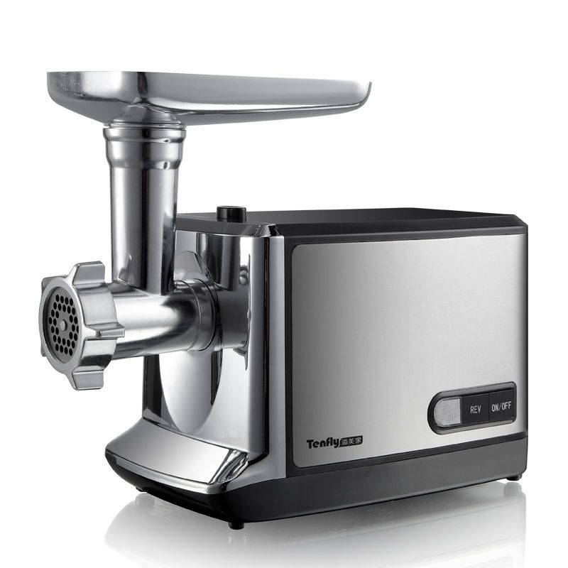 多功能家用商用电动绞肉机切菜机小型不锈钢自动饺馅碎肉机灌肠机