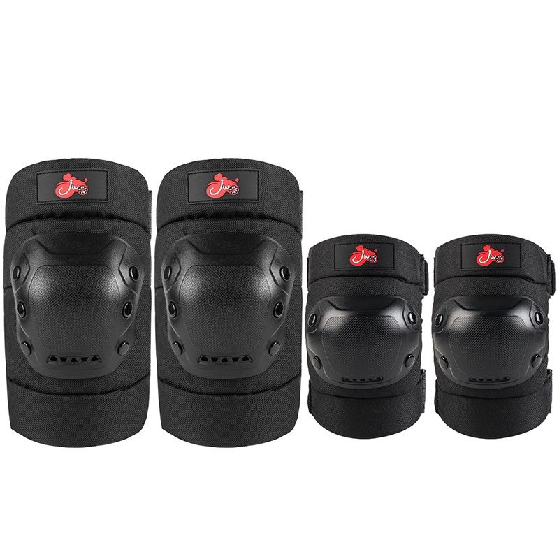 JW SPORT摩托车护膝护肘电动车防摔护具男骑行防风防寒保暖护膝