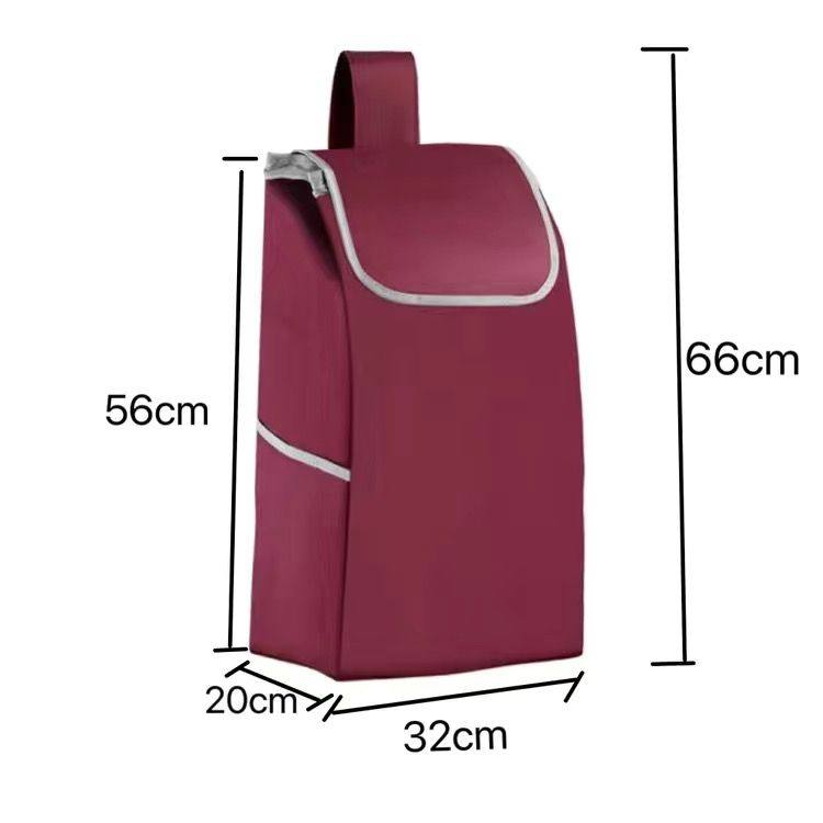 手拉车帆布袋爬楼梯购物车袋子防水大号买菜车小牛津折叠便携,收纳整理,便携购物车,淘宝优惠券,粉丝福利购,淘宝优惠卷