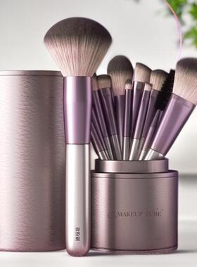 Rancolor12支新手化妆刷套装便携化妆刷散粉腮红唇刷遮瑕眼影刷子