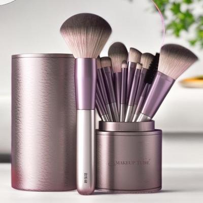 Rancolor12支新手化妆刷套装便携化妆刷散粉腮红唇刷遮瑕眼影刷子