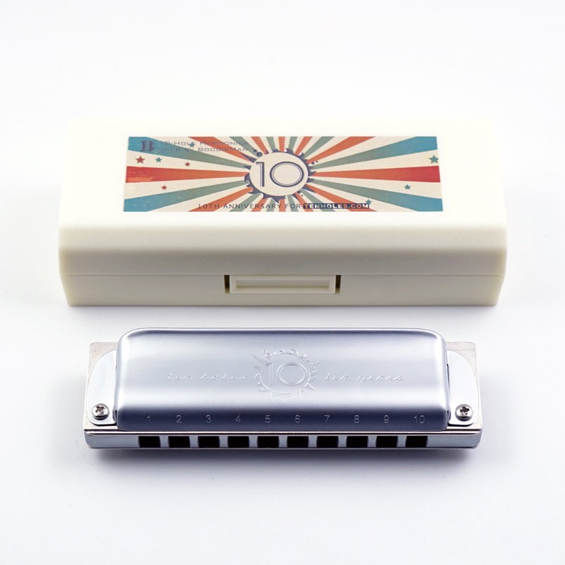 BoogieMan蓝调口琴网10周年纪念款 十孔布鲁斯蓝调口琴专业演奏