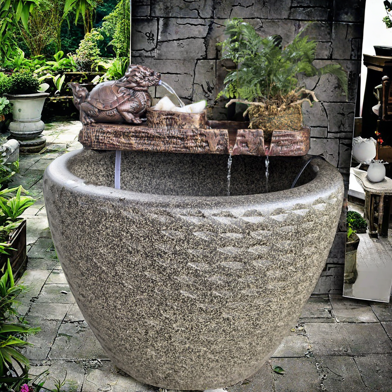 搭配鱼缸流水摆件金鱼缸配件喷泉过滤器循环水景摆件家居装饰