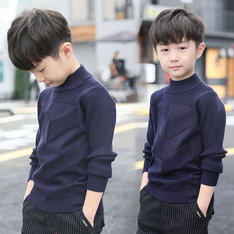 男童潮帅气时髦毛衣外套2025秋装男宝洋气针织衫秋季内搭儿童春秋