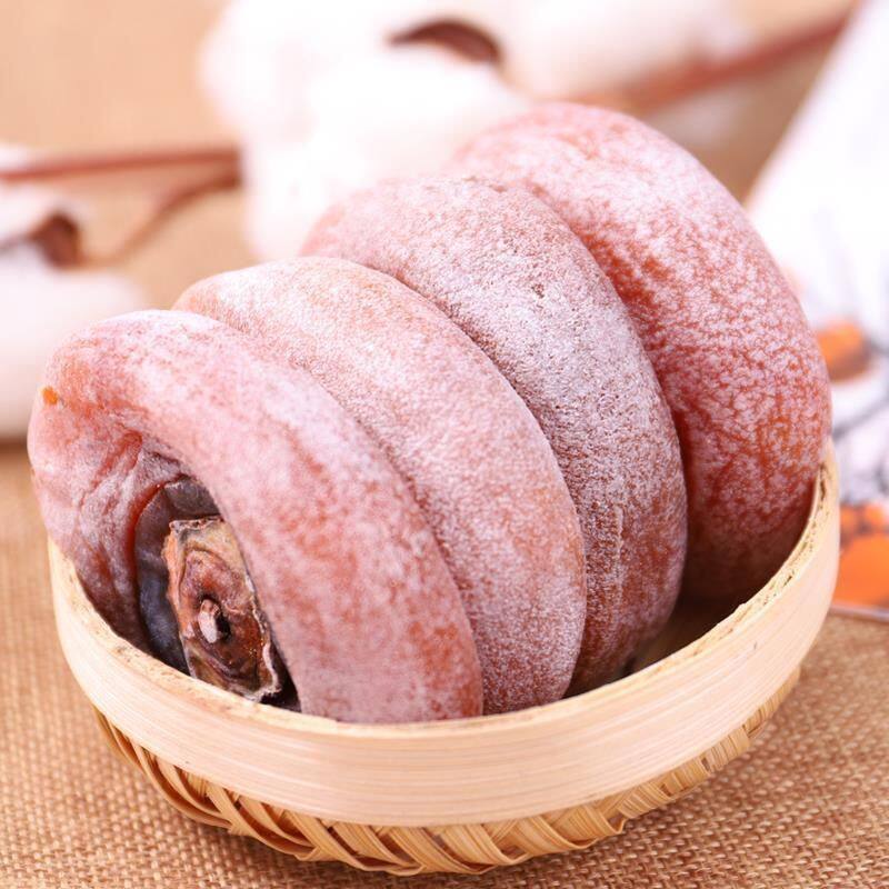 圆柿饼500g农家自制降霜青州柿子饼干赛特级陕西富平吊柿饼