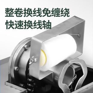 商用香肠腊肠手动扎线机 电动捆香肠热狗机器分节机自动绑线机