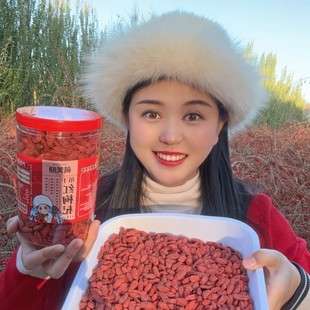 吊干大果 昆奇新货头茬高原枸杞 吊干枸杞500克/瓶 丁颖手工优质