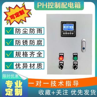 PH控制箱工业定制自控加碱加酸自动控制精准加药装置工业ph控制箱