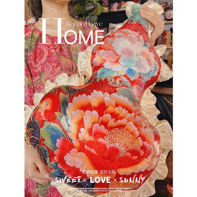 花边葫芦福禄盛世牡丹毛绒坐垫办公室学生宿舍椅子靠垫榻榻米屁垫,居家布艺,椅垫,淘宝优惠券,粉丝福利购,淘宝优惠卷