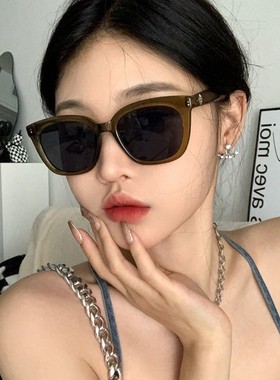 大框GM墨镜女2025年新款大脸显瘦太阳眼镜男夏季防晒遮阳防紫外线