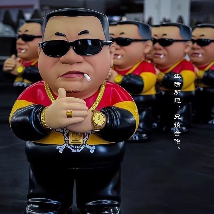 范德彪摆件水库浪子GK潮玩男生礼物模玩公仔狠人彪哥二次元手办