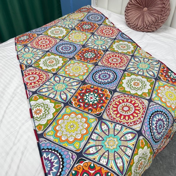 大尺寸双面纯棉床盖全棉学生宿舍家用床垫可机洗床单褥子夹棉防滑