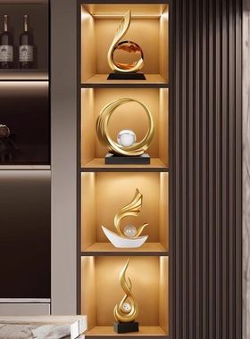 一帆风顺帆船摆件轻奢高档客厅装饰品电视柜酒柜办公室艺术高级感