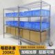 网格防静电带轮子可移动置物架不锈钢色货架镀铬多层架仓库周转车