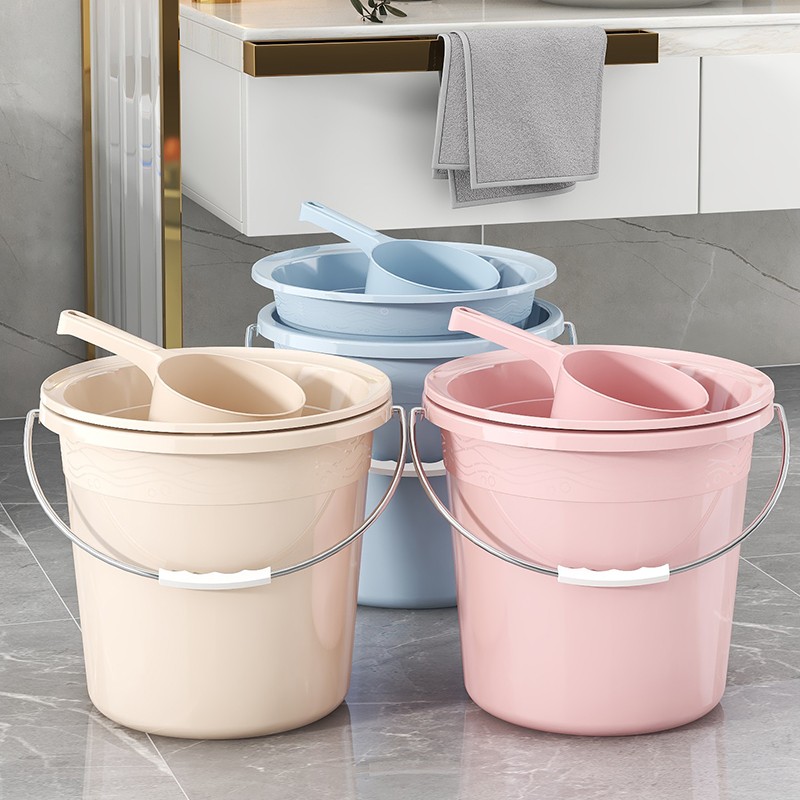 塑料水桶家用大容量学生宿舍洗衣洗澡泡脚加厚手提卫生间储水用桶