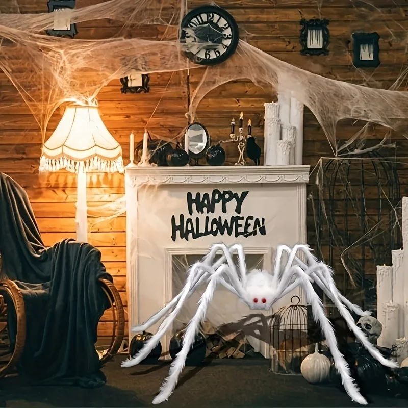 Halloween Party Big Plush Spider Horror Halloween Decoration