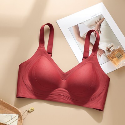 超模胸绷带王果冻胶条全固定杯内衣B80