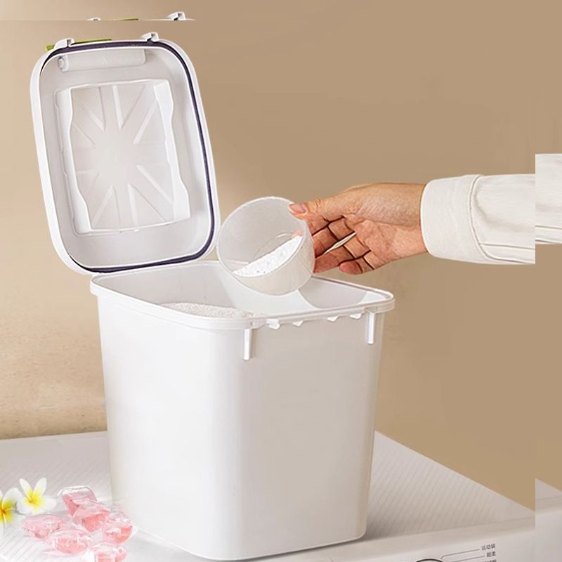 洗衣粉收纳盒洗衣粉收纳盒大容量储存罐防潮密封洗衣凝珠桶洗衣液