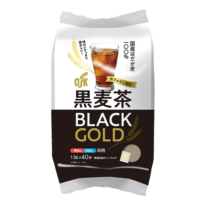日本原装进口OSK黑麦茶 40袋/包