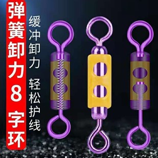 卸力八字环子线夹连接器 高速强拉力 连接器 缓冲快速8字环配件