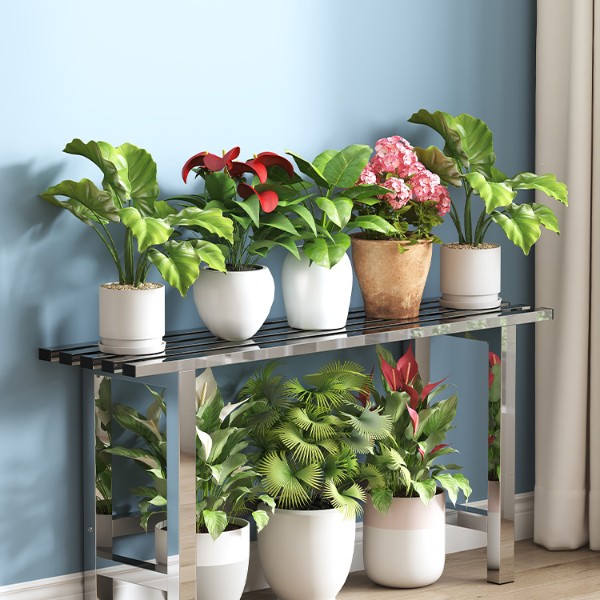 1层抗热单层手工打造室内外落地加宽不锈钢防腐阳台可做装饰花架