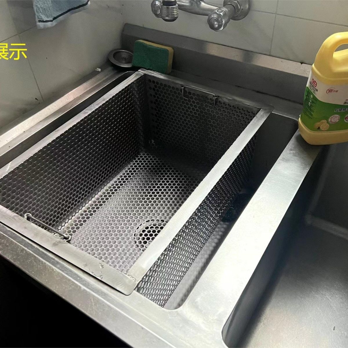 不锈钢厨房水槽洗碗池过滤网垃圾残渣剩菜剩饭沥水篮麻辣烫漏网筐