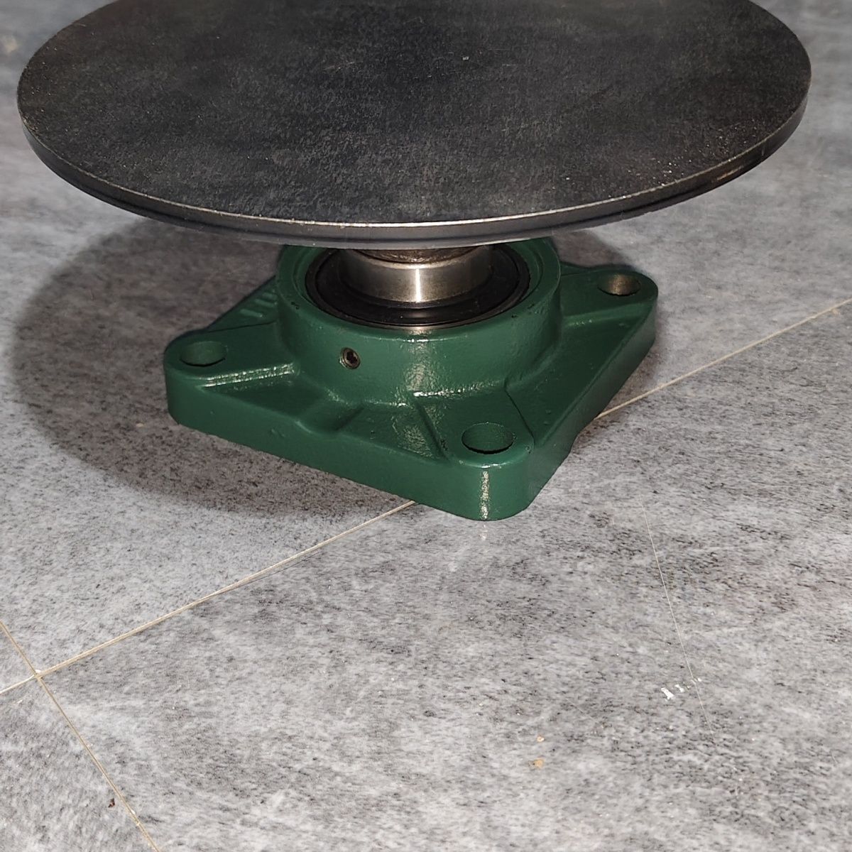 中古转转盘轴承盆景桌面摆件拍摄转盘旋转工业用承重转盘工业用
