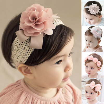 Lace Flower Baby Headband Princess Elastic Floral Kids Baby