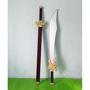 倚天剑屠龙刀木质儿童玩具表演道具定制影视刀剑拍摄古装倚天屠龙