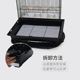 鹦鹉鸟笼防溅纱网方笼纱布防羽毛防垃圾飞溅蚊帐松紧带防羽粉网