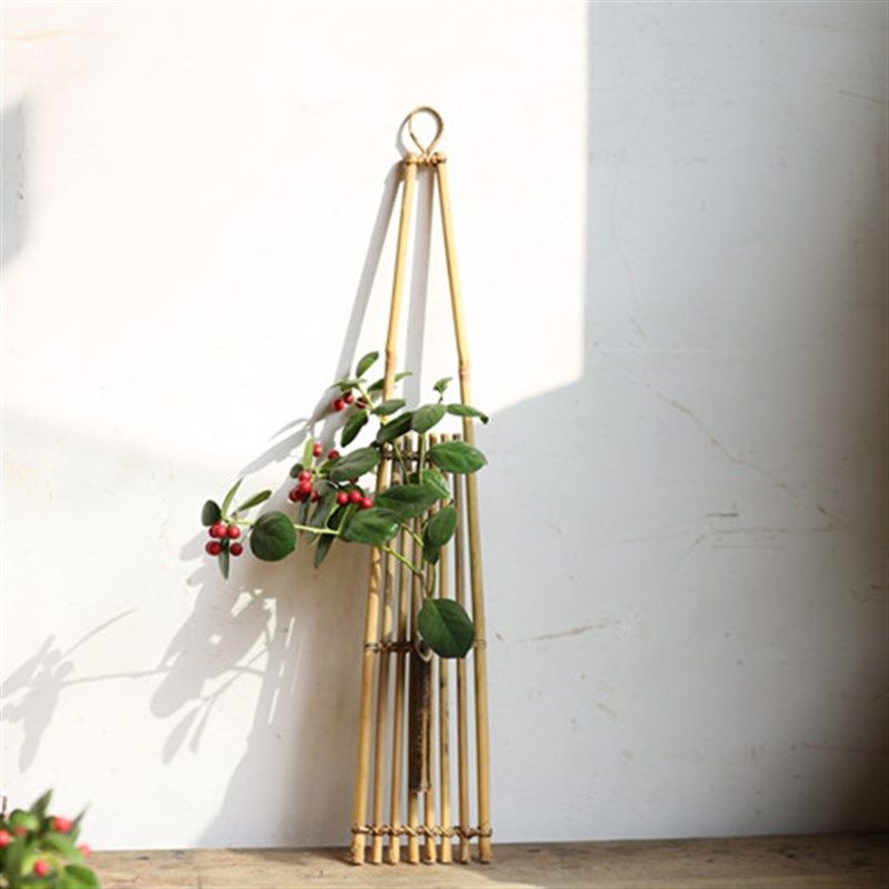 手工编织小花篮摆件篮子竹编花瓶花器禅意中式日式插花器皿花艺篮,特色手工艺,竹编/竹雕,淘宝优惠券,粉丝福利购,淘宝优惠卷