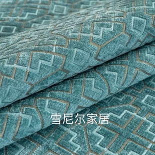 沙发布布料自己做加厚雪尼尔沙发布料宽2.8米防滑垫新中式沙发套